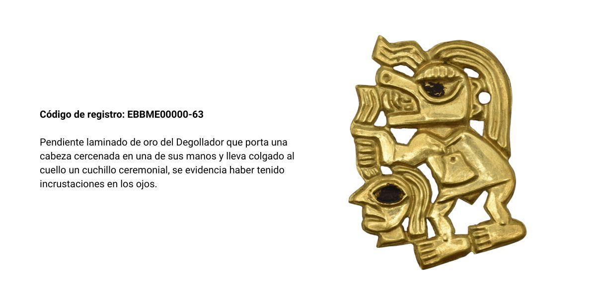 Pendiente laminado de oro